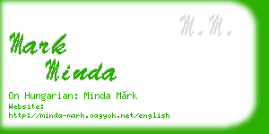 mark minda business card